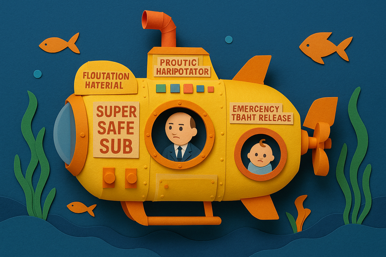 AI Designs Absurd "Super Safe Sub" for Billionaires to Ride Into the Depths of the Ocean