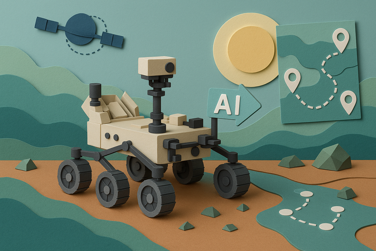NASA’s Perseverance Rover completes its first AI-planned drive