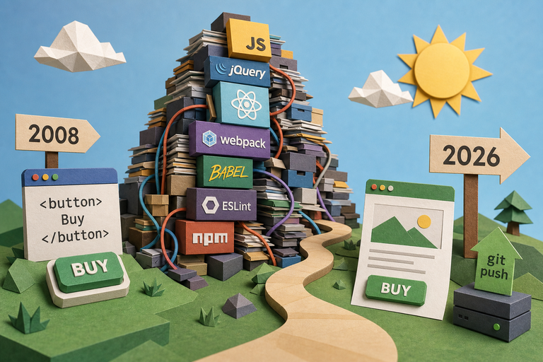 A field guide to the modern front end for developers who hand-wrote HTML