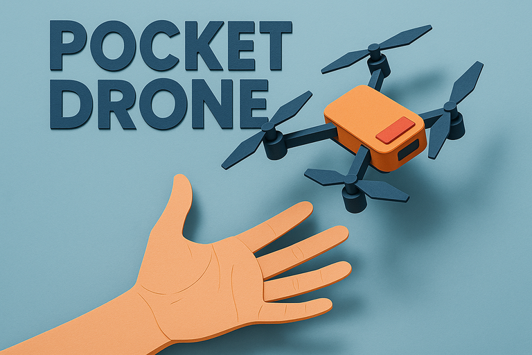 This is Not a Smartphone, Just a Pocket-Sized Foldable Drone That Flies Like a Dream