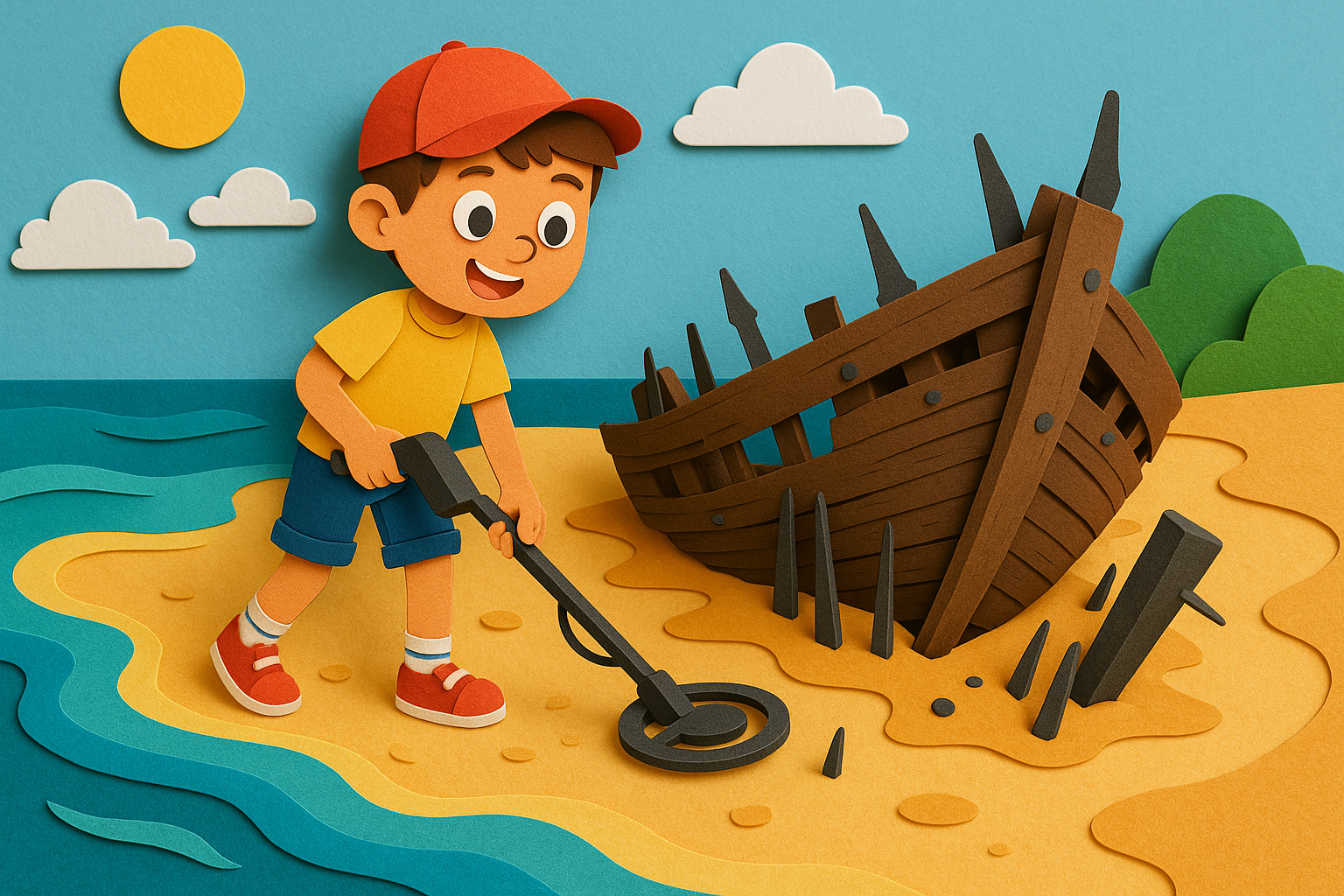 Curious 8-year-old boy discovers 1856 shipwreck with metal detector birthday gift