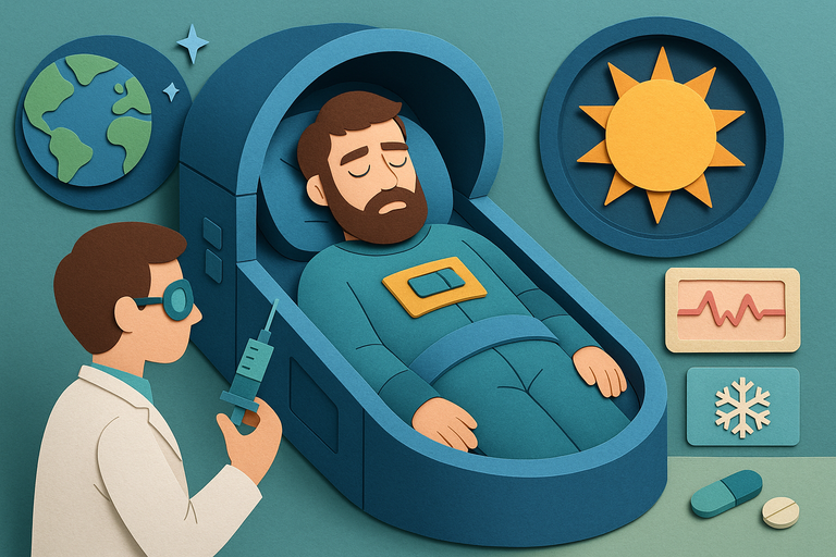 Can future astronauts be put into comas for space travel like in Project Hail Mary?
