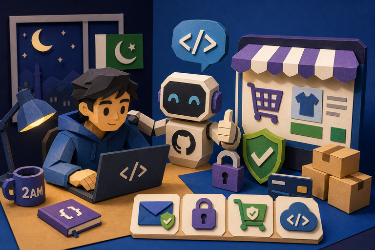 I Built a Production-Grade E-Commerce Platform in 3 Months — GitHub Copilot Was My Co-Founder