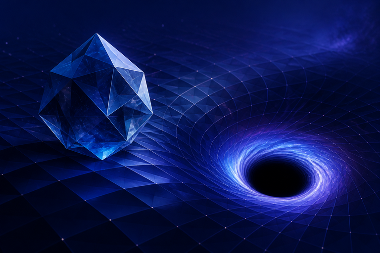 This strange “spacetime crystal” can suddenly become a black hole