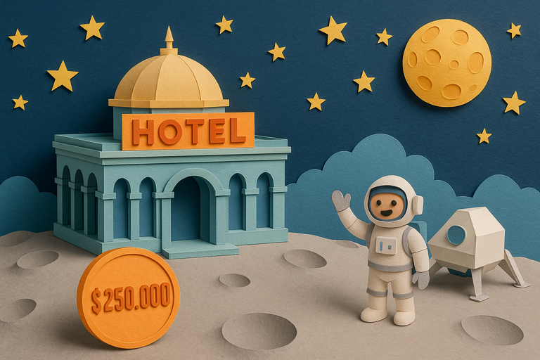 You can now reserve a hotel room on the Moon for $250,000