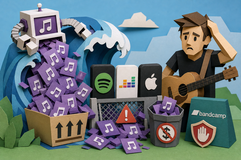 AI music is flooding streaming services, but who wants it?