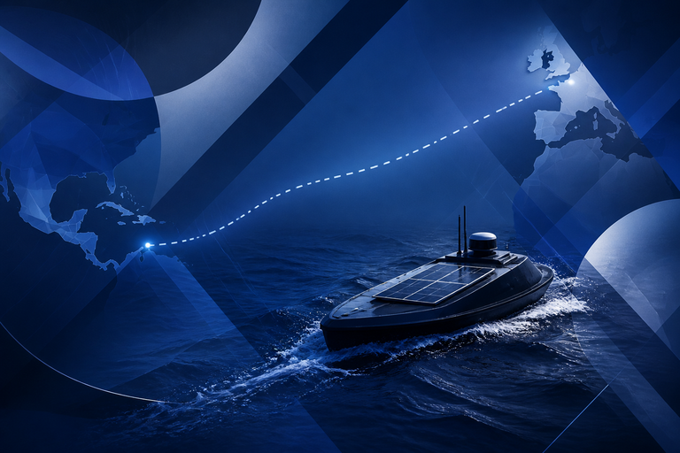 World-first: Tiny autonomous boat completes 3,555-mile Atlantic crossing in 127 days