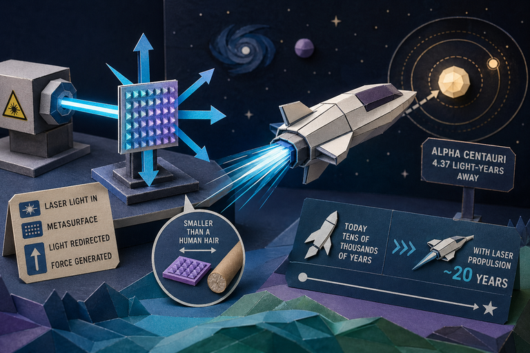 'Metajets' could allow future spaceships to be propelled by nothing but light