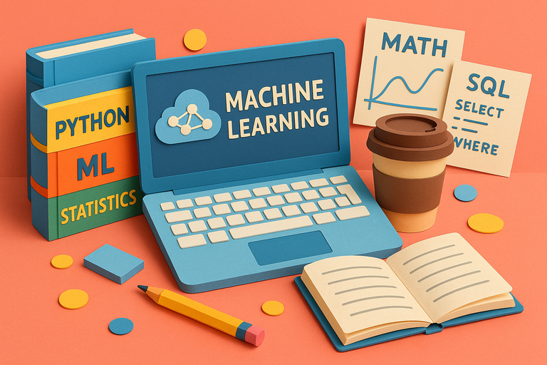Everything I Studied to Become a Machine Learning Engineer (No CS Background)