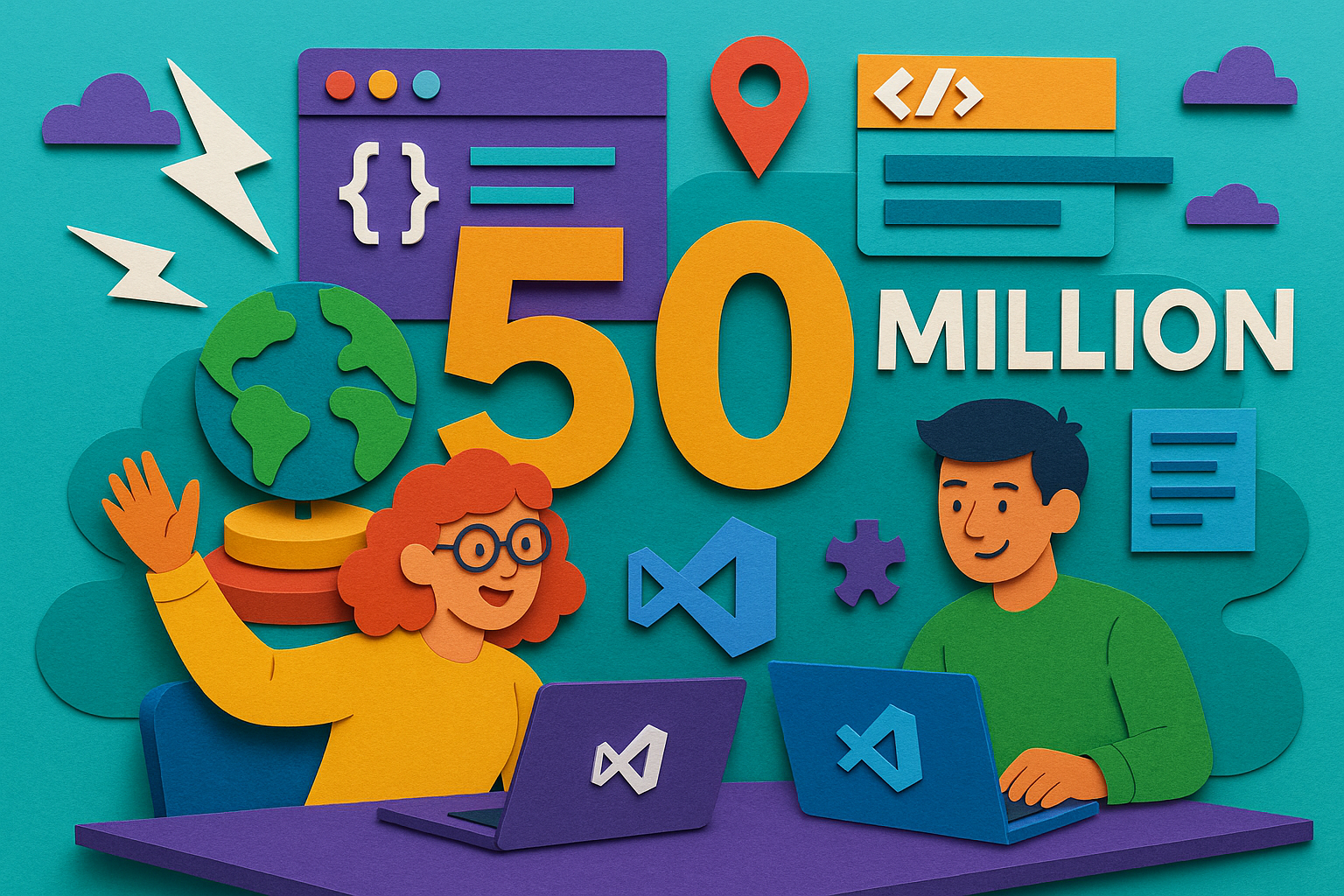 Celebrating 50 Million Developers: The Journey of Visual Studio and Visual Studio Code
