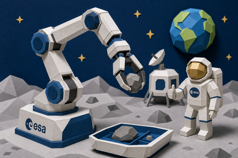 Europe builds robotic arm that can see, feel and handle samples for Moon missions