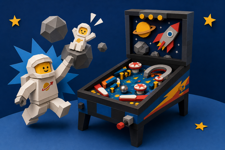 Lego unveils its first working pinball machine