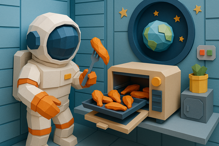 Chicken wings in zero gravity: China tests first-ever oven aboard space station