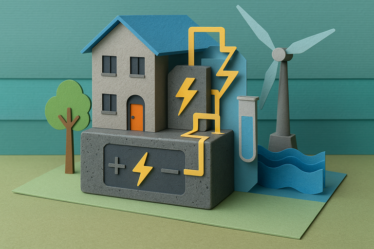 Building materials are getting closer to doubling as batteries