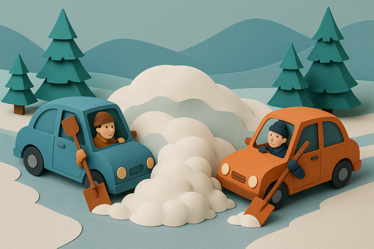 Who should shovel the snow? This weird math puzzle can help