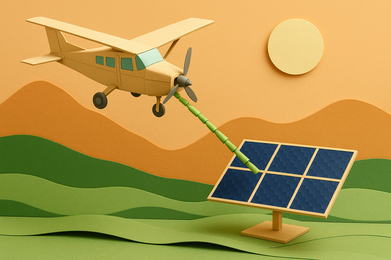 Researchers beam energy from a moving aircraft to test space solar power
