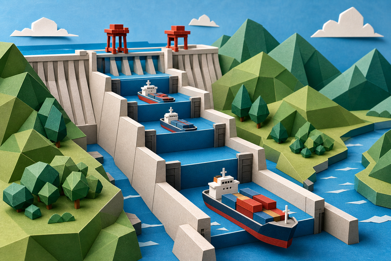 World’s largest dam to get giant water staircase to let 11,000-ton ships pass faster