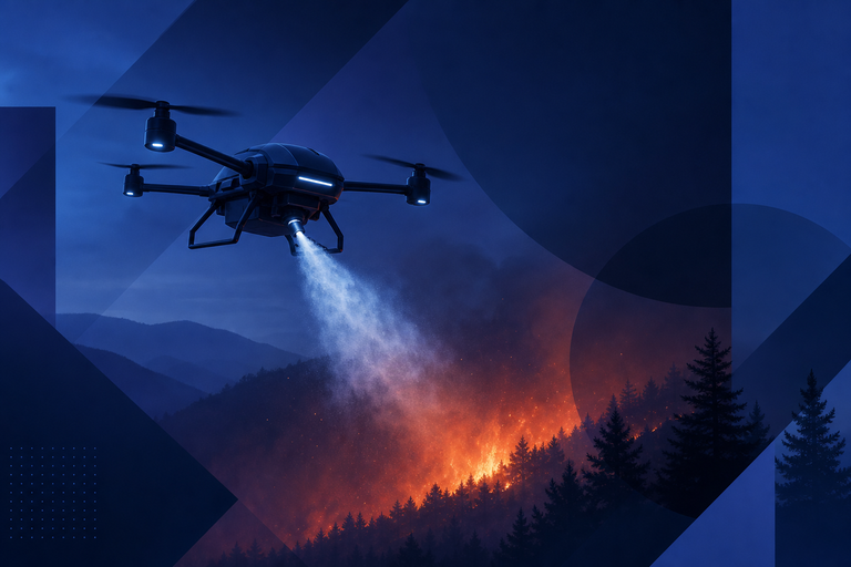 Fire departments are testing autonomous drones that fight wildfires before crews even arrive
