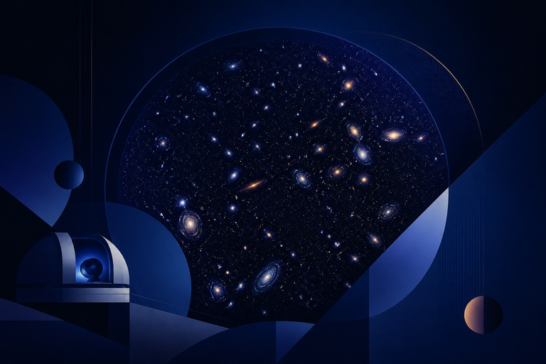 New Observatory Captures More Than Half a Million Galaxies in a Single Image