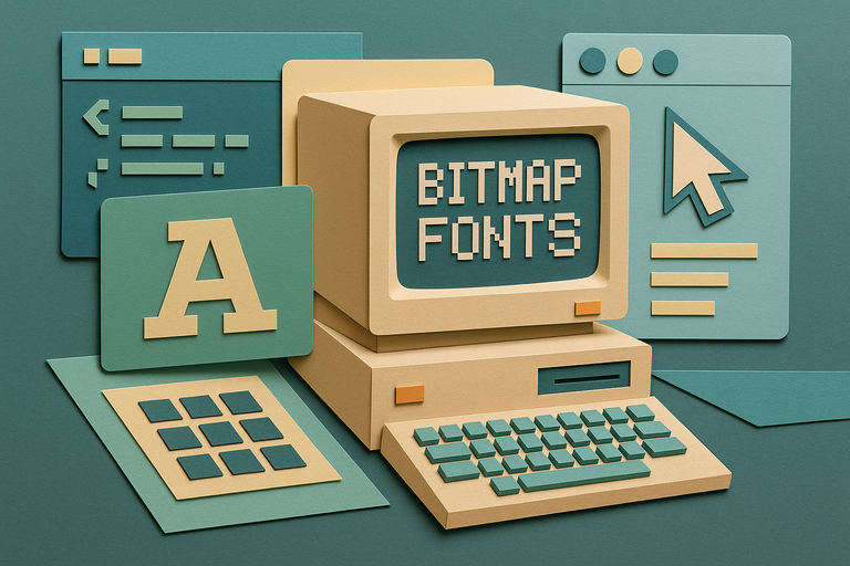 Bitmap fonts make computers feel like computers again
