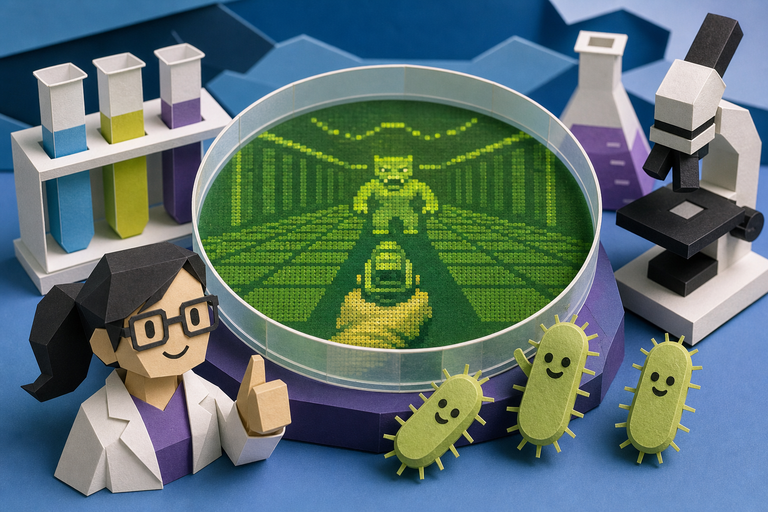 Running ‘Doom’ on E. coli cells… very, very slowly