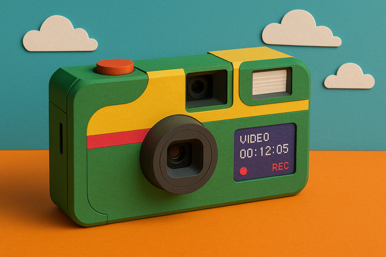 Maker Builds Nostalgic Digital Video Camera, Resembles Disposable Fujifilm QuickSnap