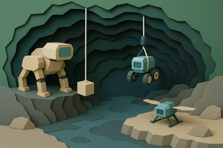 Robots descend into lava tubes to prepare for future Moon bases