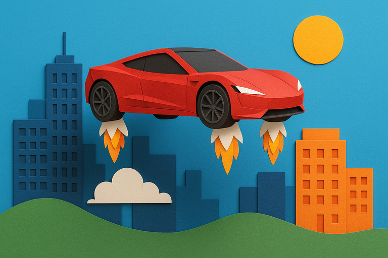 Elon Musk says Tesla's next Roadster could hover or even fly