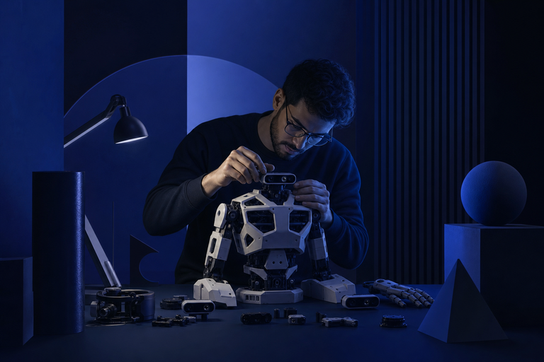 A hobbyist is building his home AI "a body", one sensor at a time