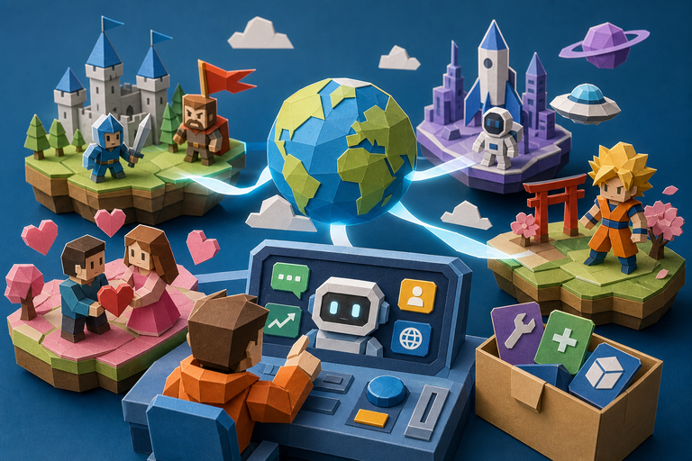 WorldOS – A fully customizable AI simulation sandbox game