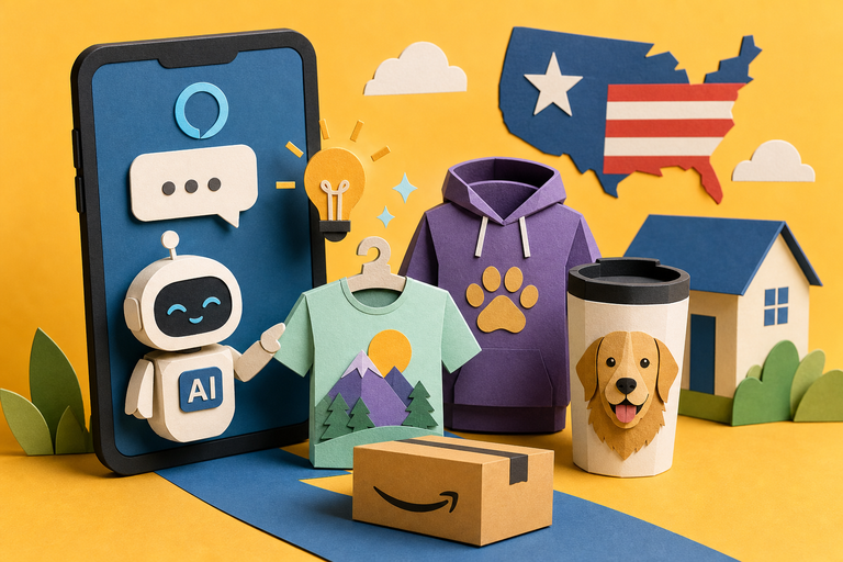 Amazon now lets you design custom merch using AI