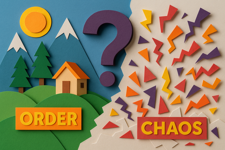 Is Mathematics Mostly Chaos or Mostly Order?