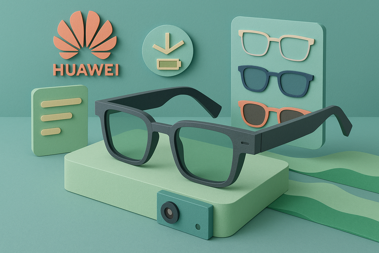Huawei AI Glasses boasts a 12MP camera, 12-hour battery life, and three designs
