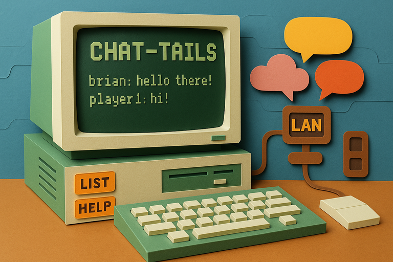 Chat-tails: Throwback terminal chat, built on Tailscale
