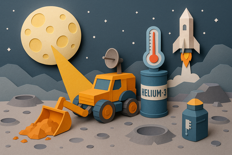 Mining the Moon’s helium-3: The race fueling quantum dreams and fusion hopes