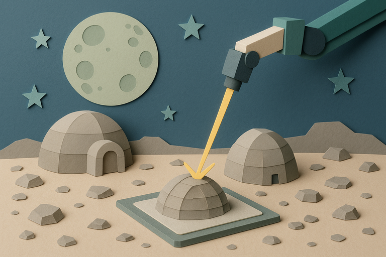 Moon dust to bases: New 3D laser technique could be the future of lunar bases