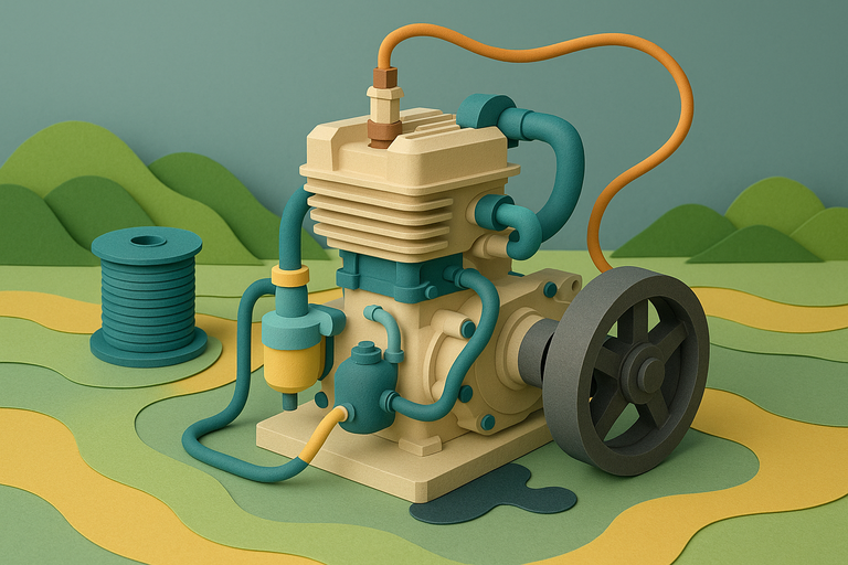 Real 3D-Printed Engine That Runs