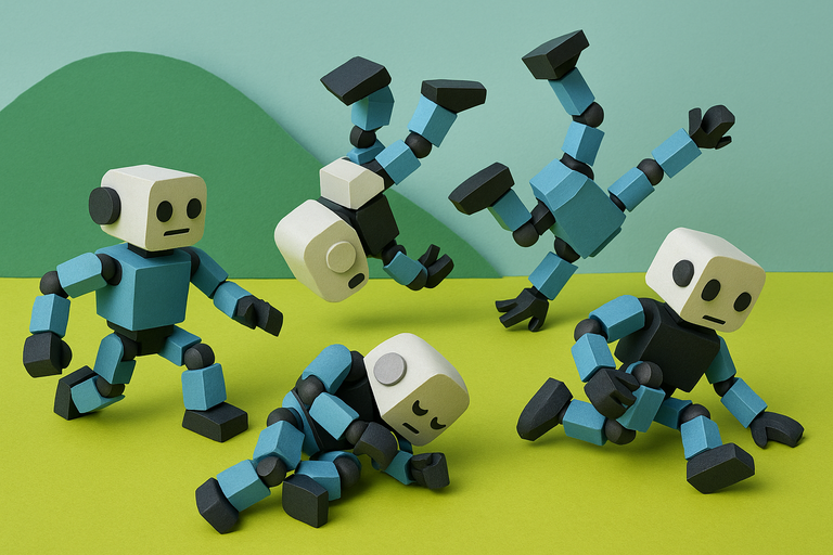Disney’s smart robots train to fall, roll, and land safely without damage