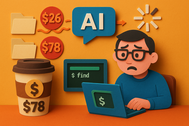 I Spent $78 Learning Why Bash Still Matters in the AI Age