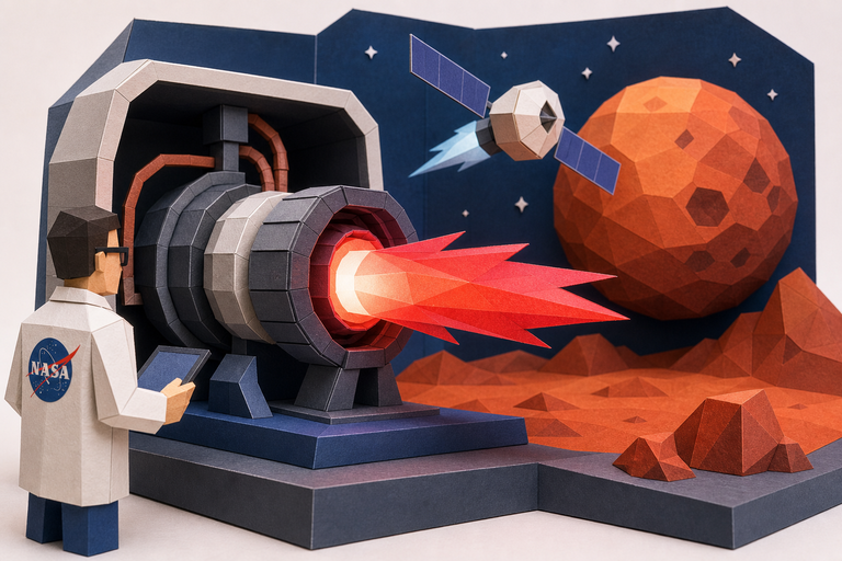 NASA Fires Up Futuristic Plasma Thruster Designed to Take Us to Mars