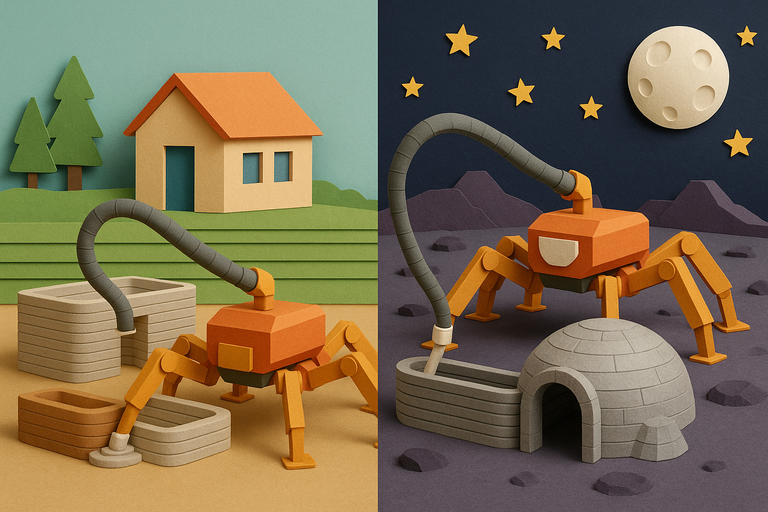 Australia’s new robot 3D prints a home overnight; could build lunar bases one day