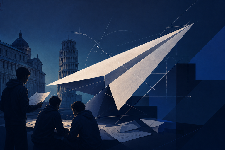 How Engineering Students in Pisa Built the World’s Largest Paper Airplane