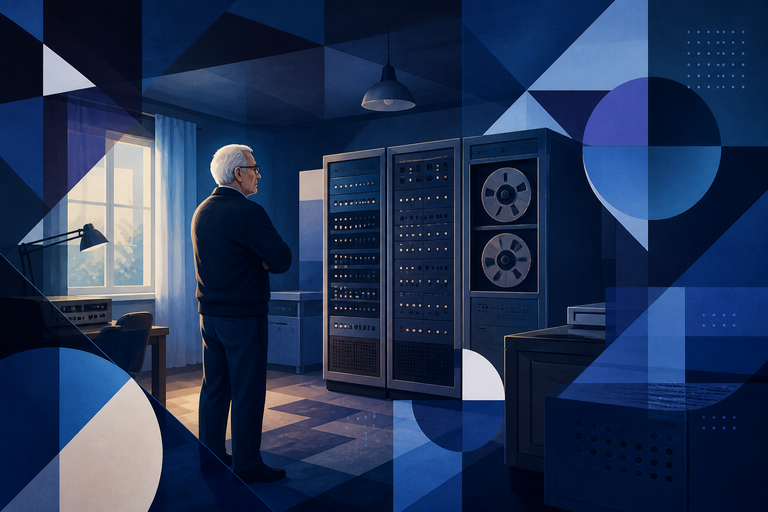 Retired man turns spare room into Soviet-era supercomputer