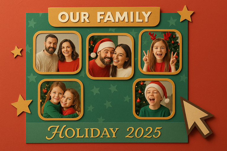 Build Christmas Card Collages with One Line of Code