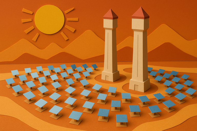 China launches world’s first dual-tower solar-thermal power plant in the Gobi Desert