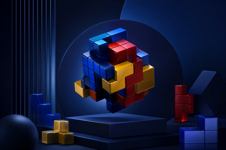 The creators of Tetris and the Rubik's Cube just unveiled a puzzle that combines both