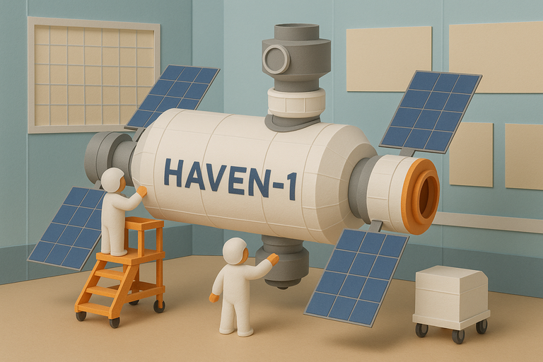 The first commercial space station, Haven-1, is now undergoing assembly for launch