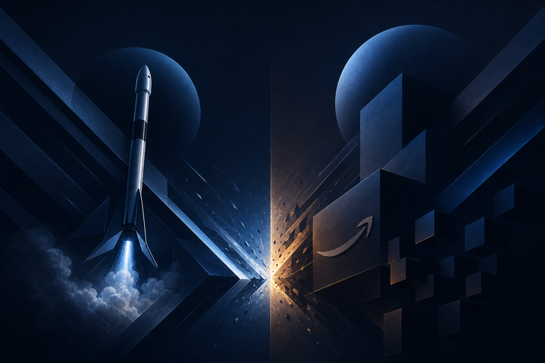 SpaceX and Amazon are tech dopplegangers worth $4.5 trillion—and they’re headed for a collision