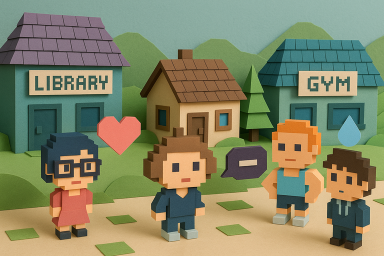 I Built a Pixel Art Village Where AI Characters Have Real Emotions