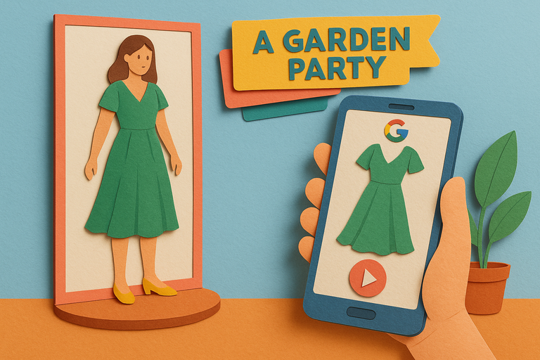Google AI Mode will generate fake clothes to help you buy real ones